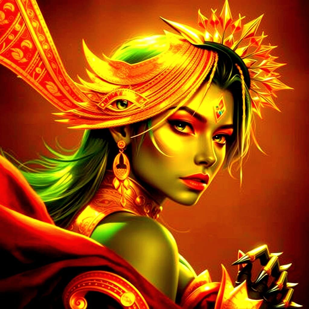 Captivating Beauty in Vibrant Colors