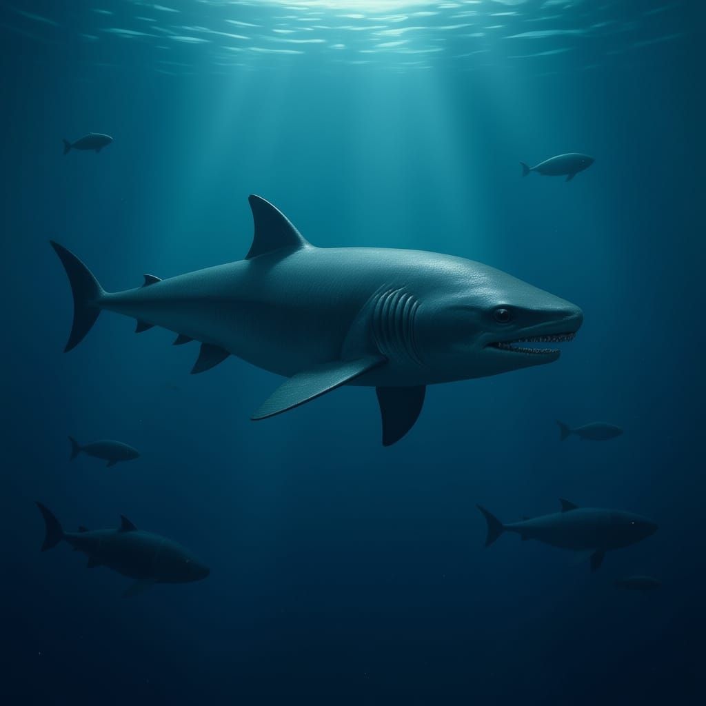 Megalodon Hunts Livyatan in Prehistoric Seas