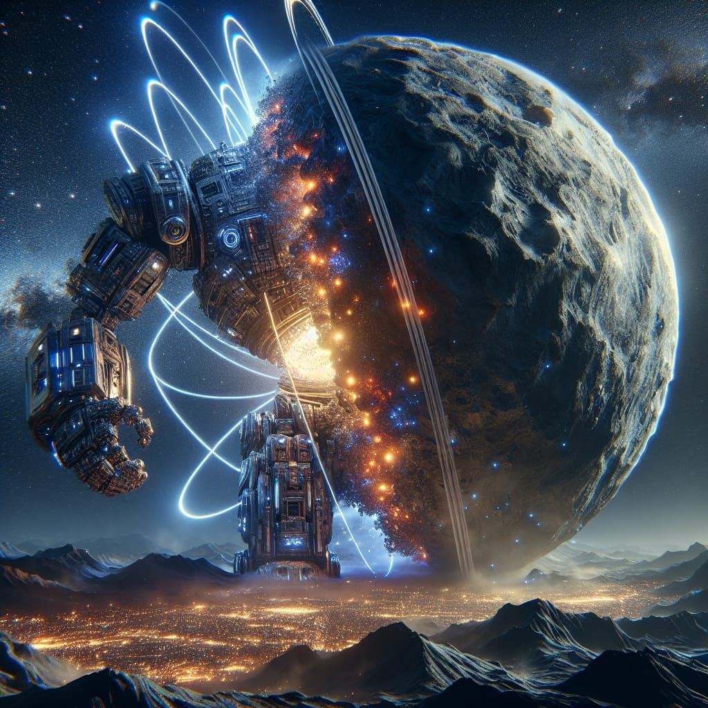 Epic HDR Science Fiction Masterpiece