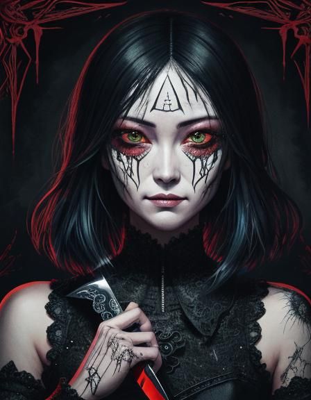 Dark manga illustration by Paolo Eleuteri Serpieri . Betty B...