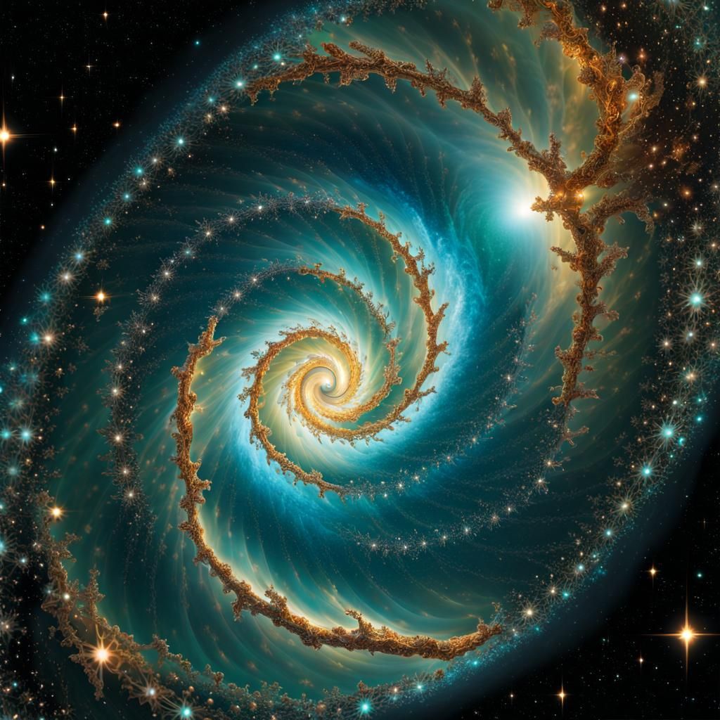 Spiral Galaxy Sparklecore Style, Webb Telescope