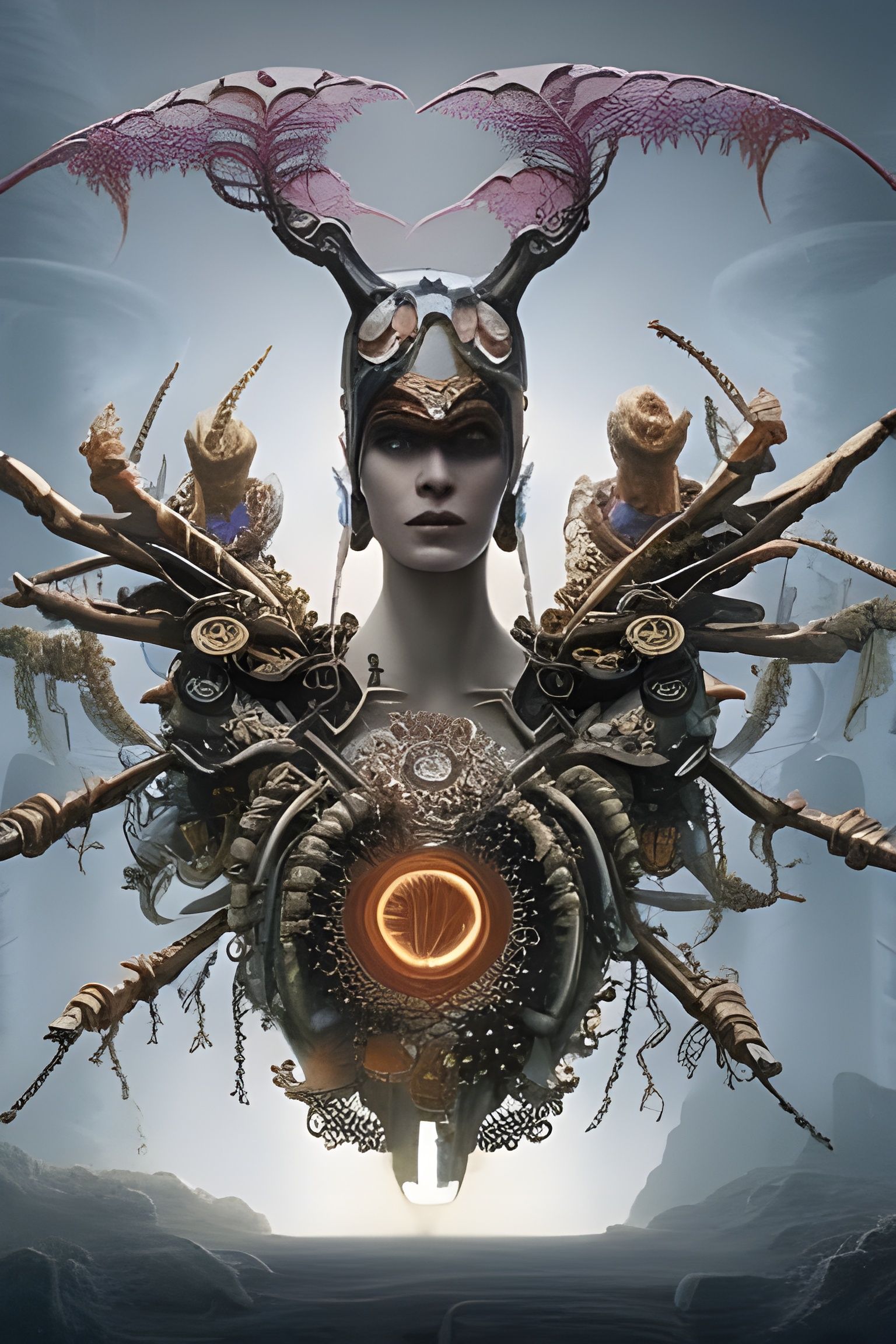 Steampunk Cyborg Marionette Digital Art Masterpiece