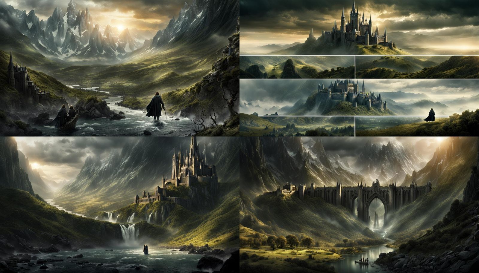 Some epic scenes alla lord of the rings.