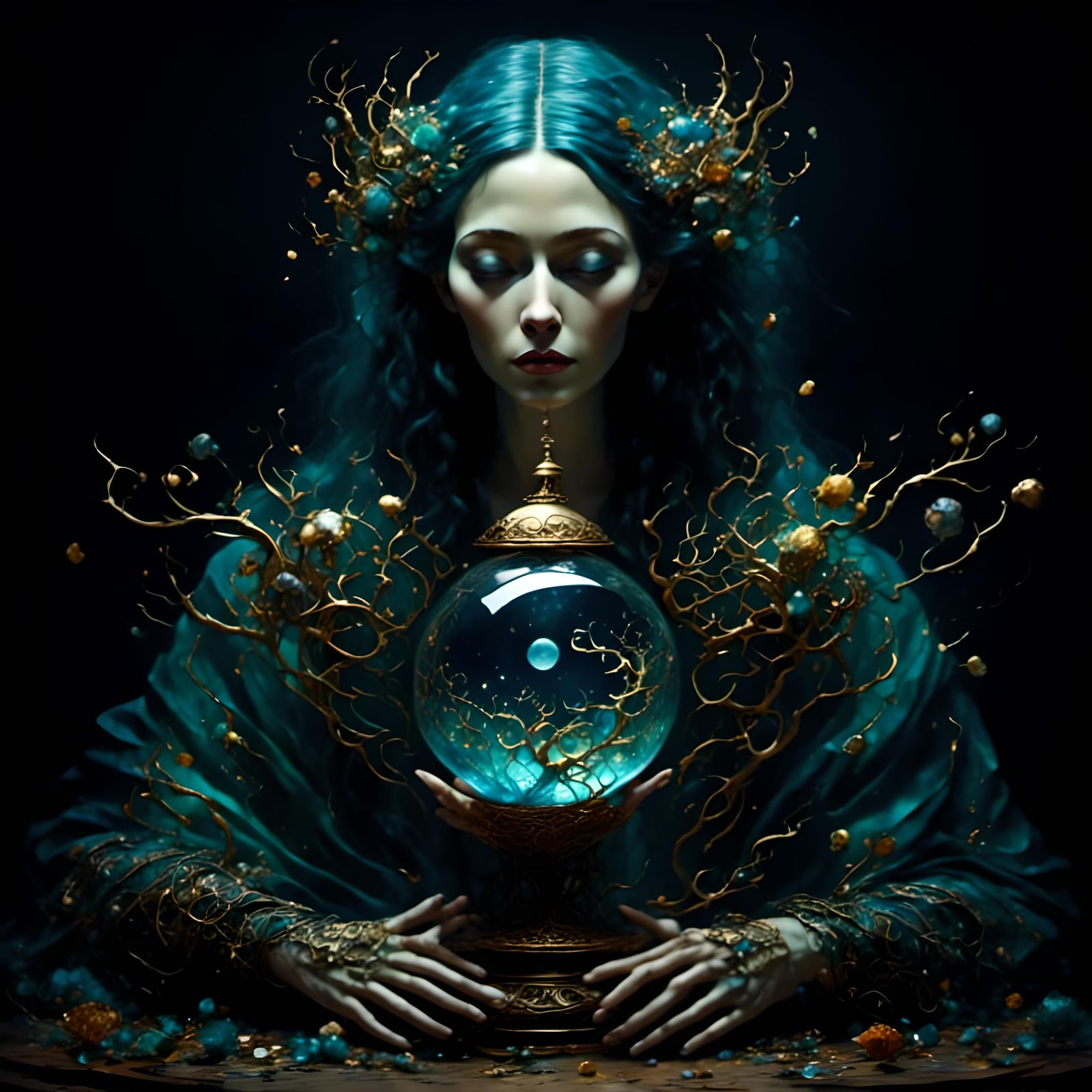 Surreal Fantasyscape in Style of Salvador Dali