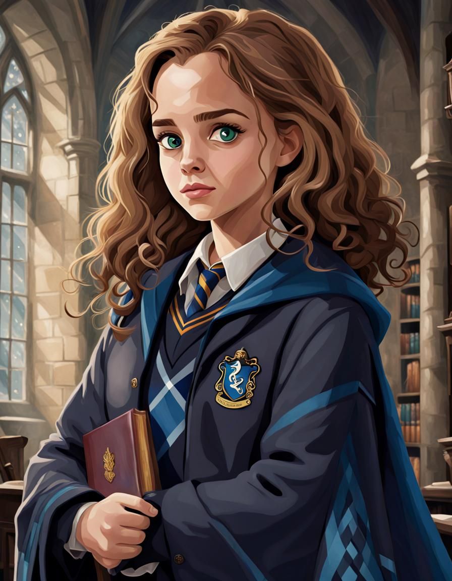 Hermione Granger as a Ravenclaw Student
