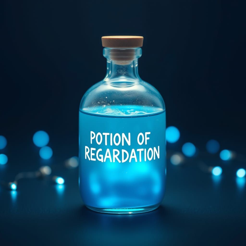 Mystical Elixir in an Enchanted Bottle