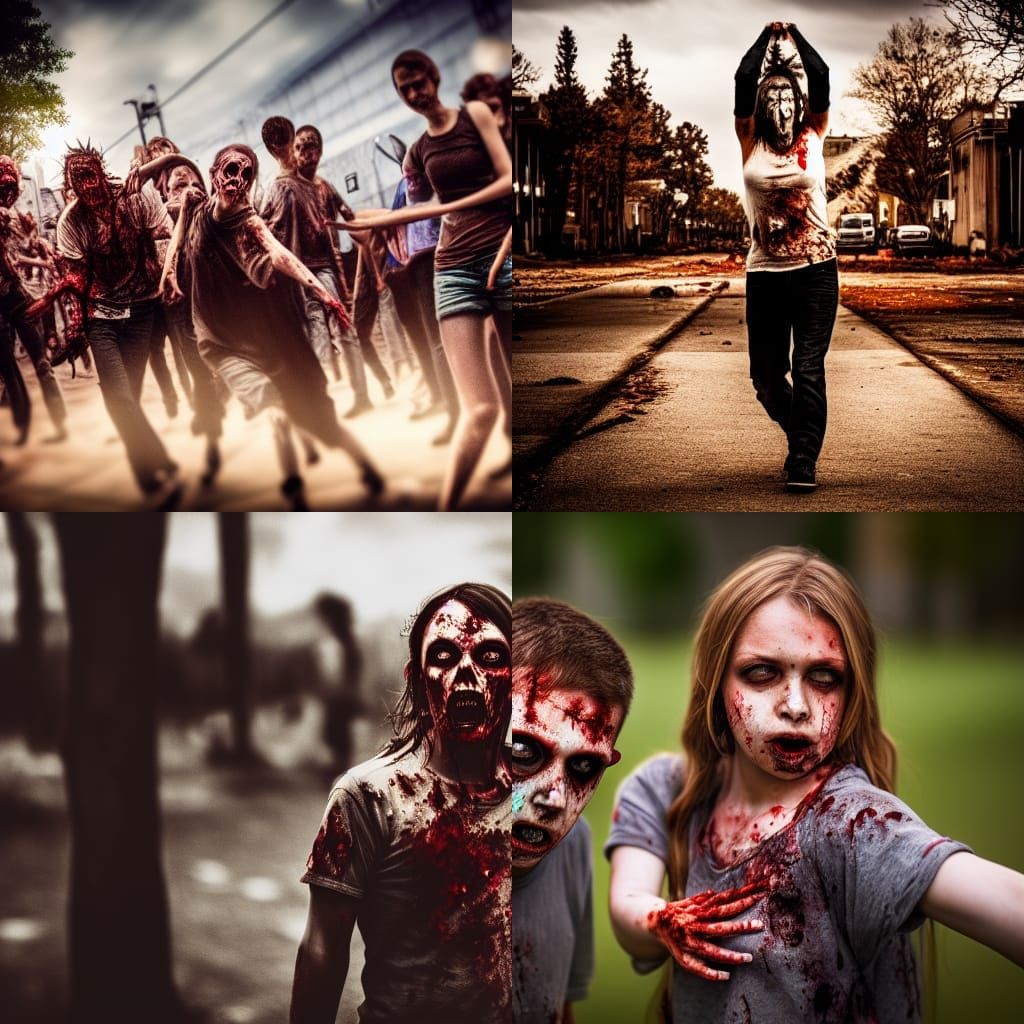 Zombie Apocalypse in Sharp Focus Photography