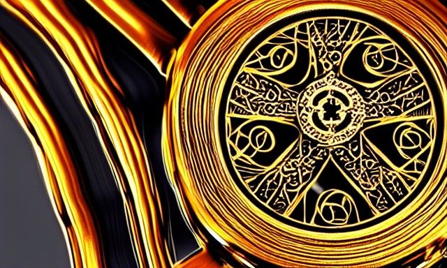 Intricate Protection Symbol Pendant in Hyperreal 3D