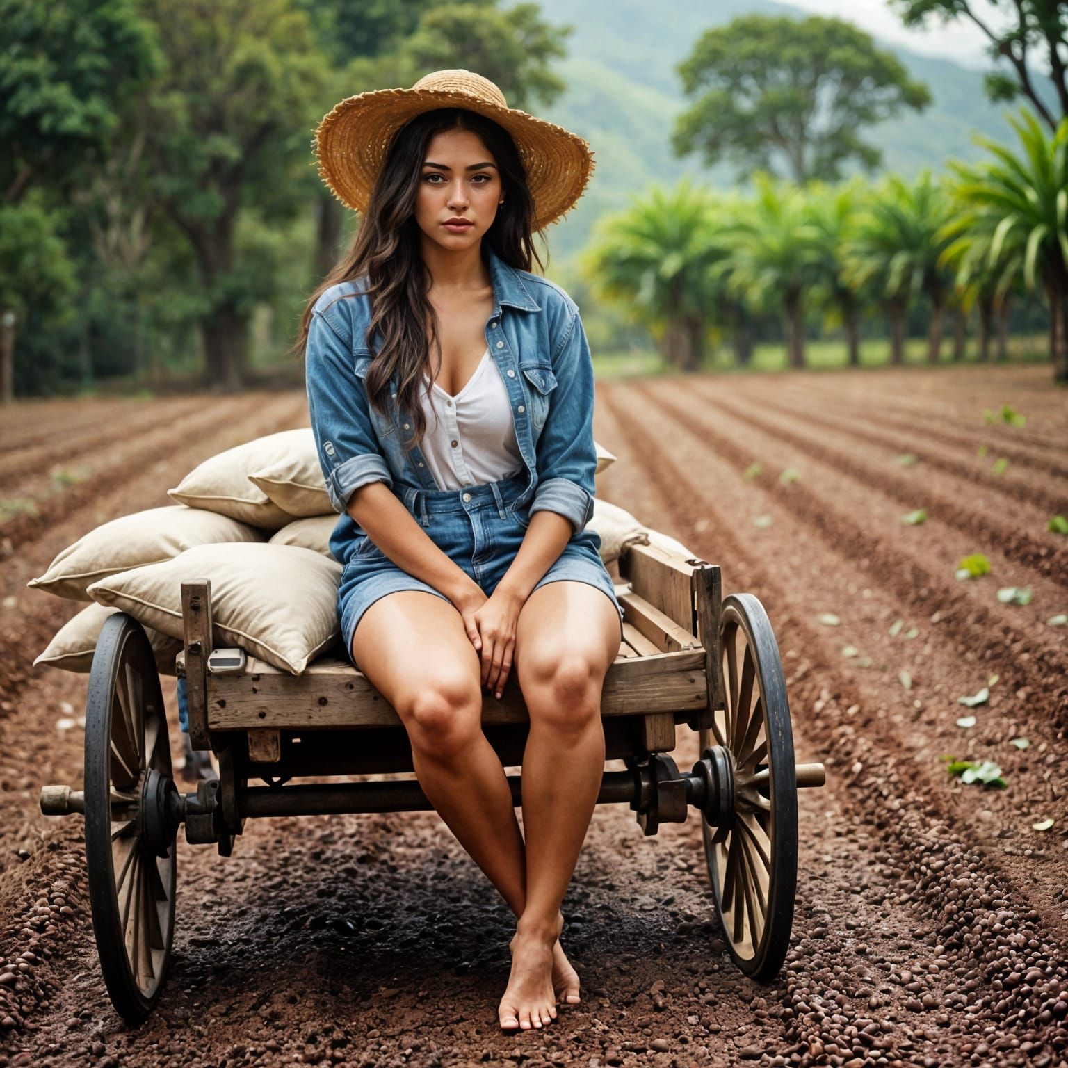 Vibrant Coffee Field Serenity
