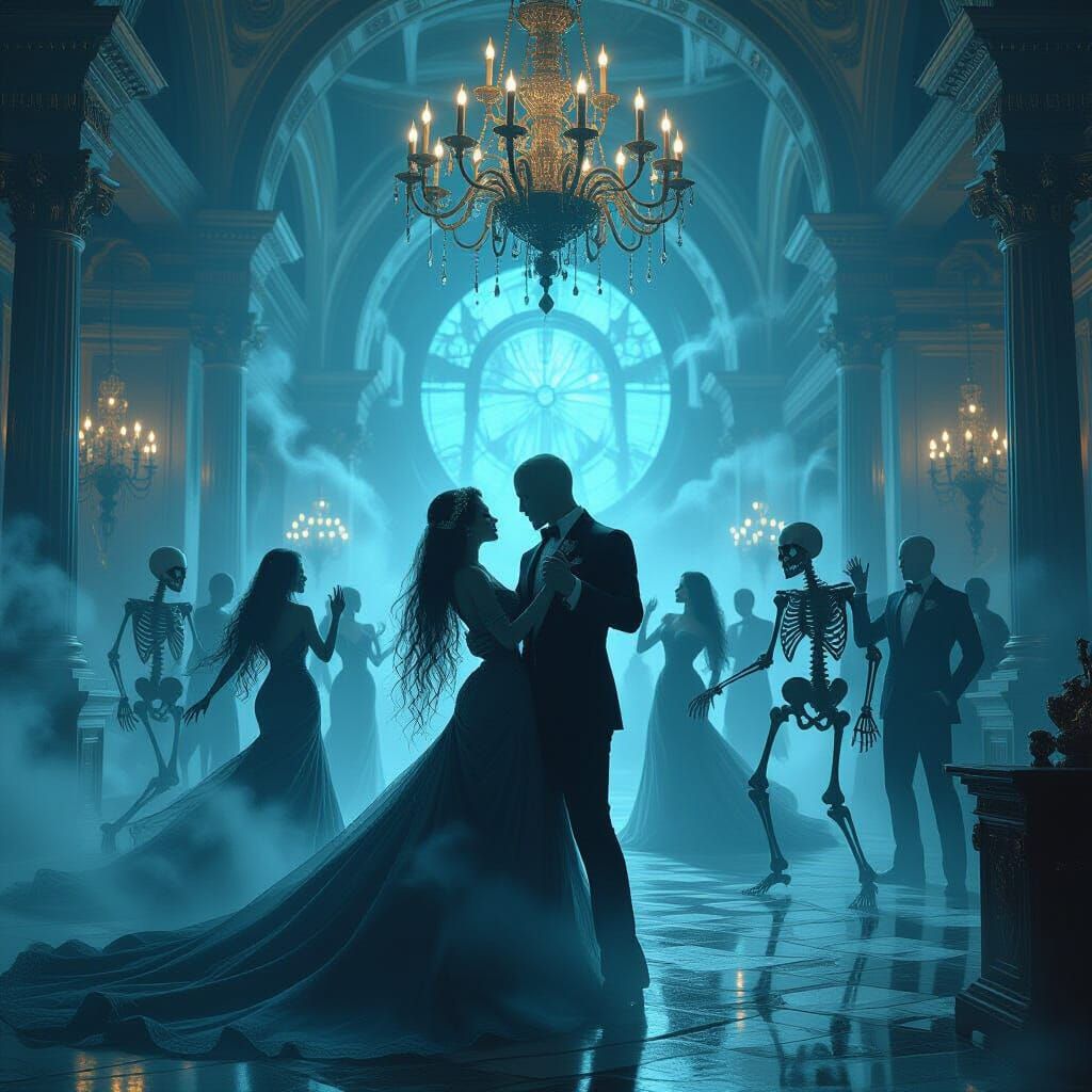 Haunted New Year's Ball: Dancing with the Dead Concept Art