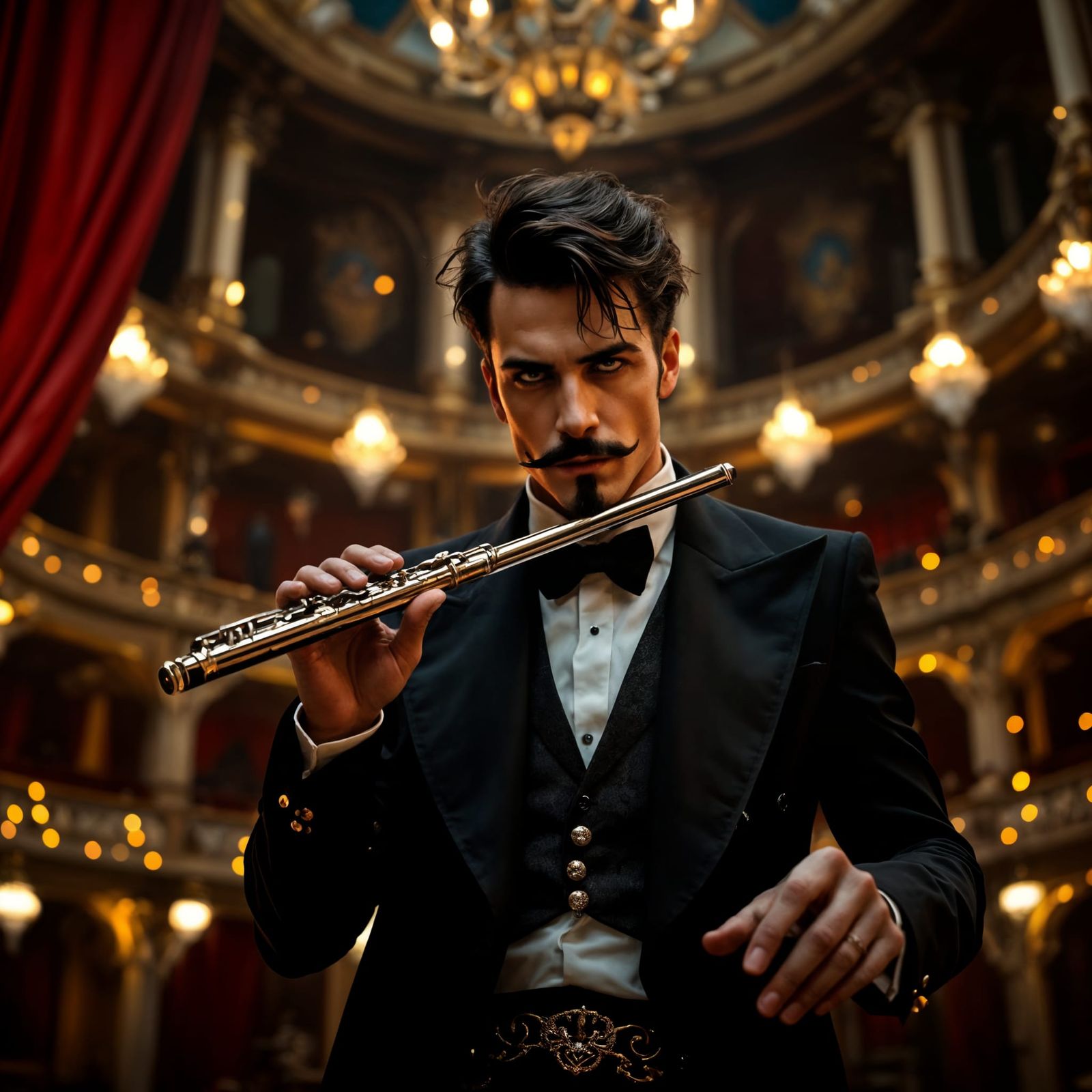 Steampunk Opera Maestro in Sinister Regalia