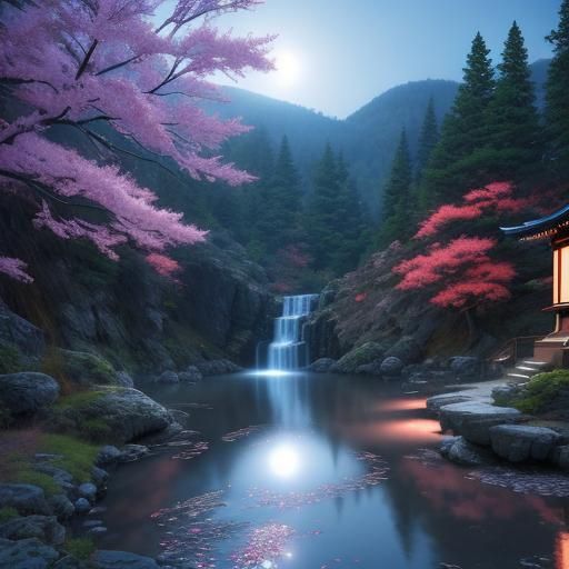 Xenosaga Cast Enjoying Hot Springs in Anime Style