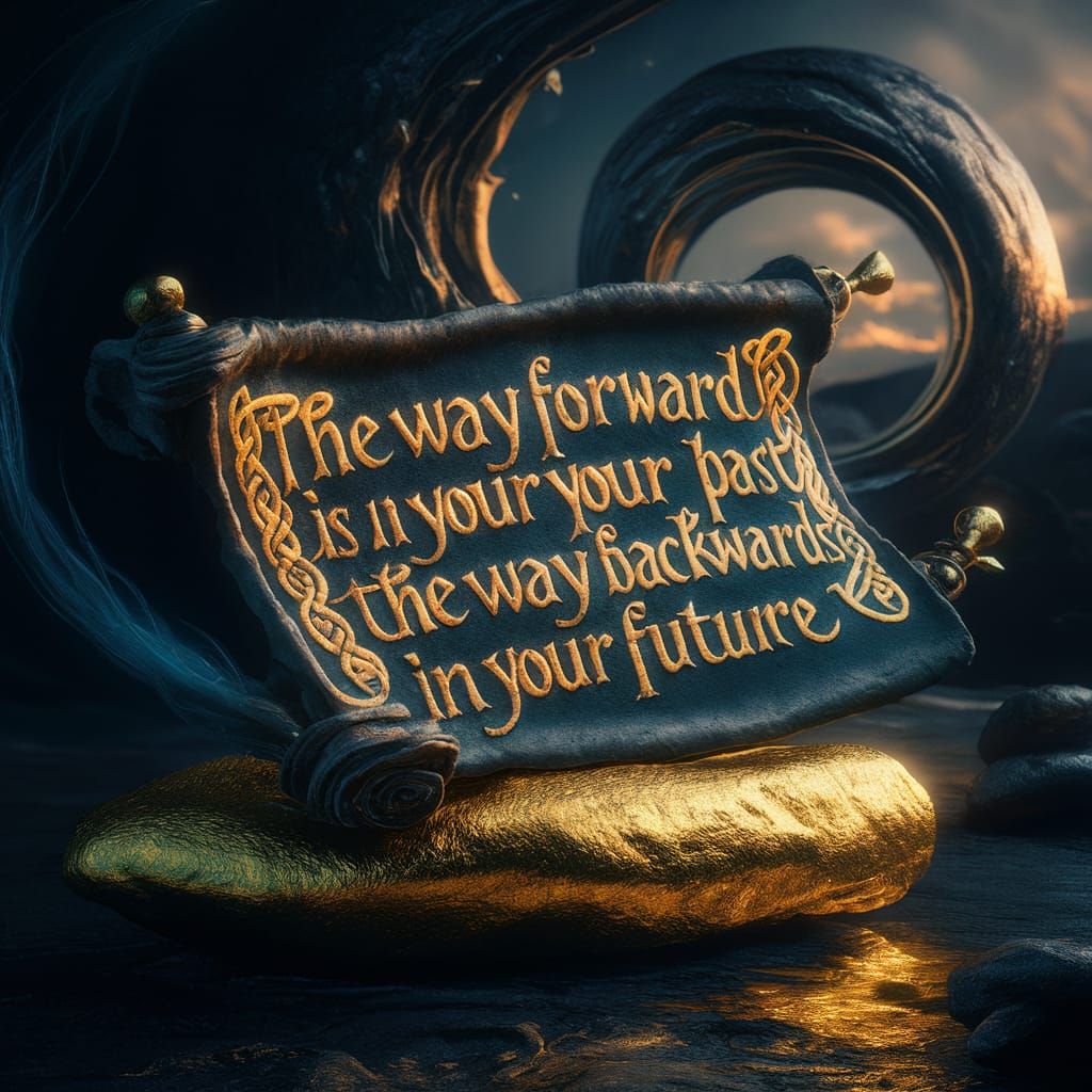 Mystical Celtic Scroll Reveals the Way Forward