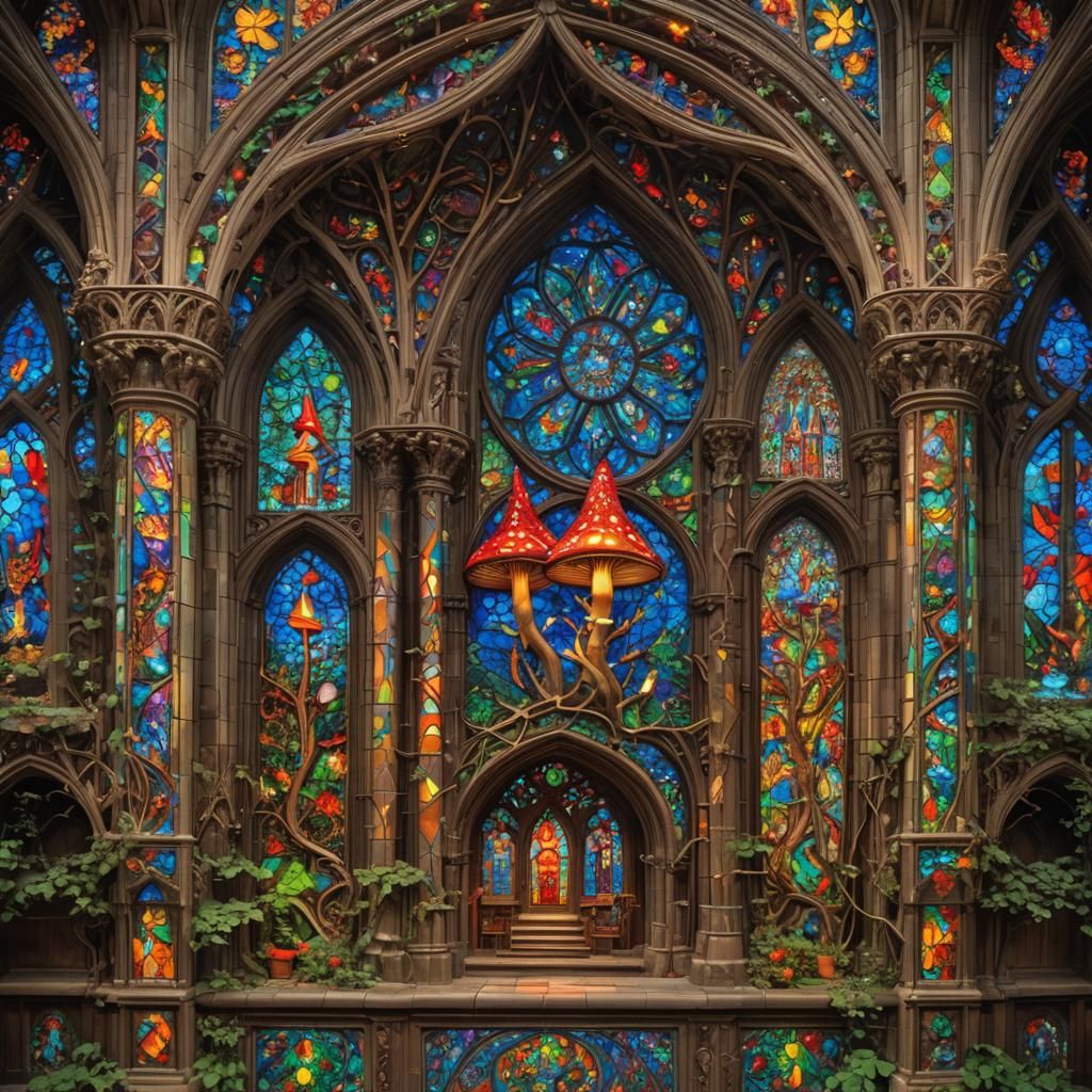 Gnomish Temple of Chaos: A Vibrant Interior