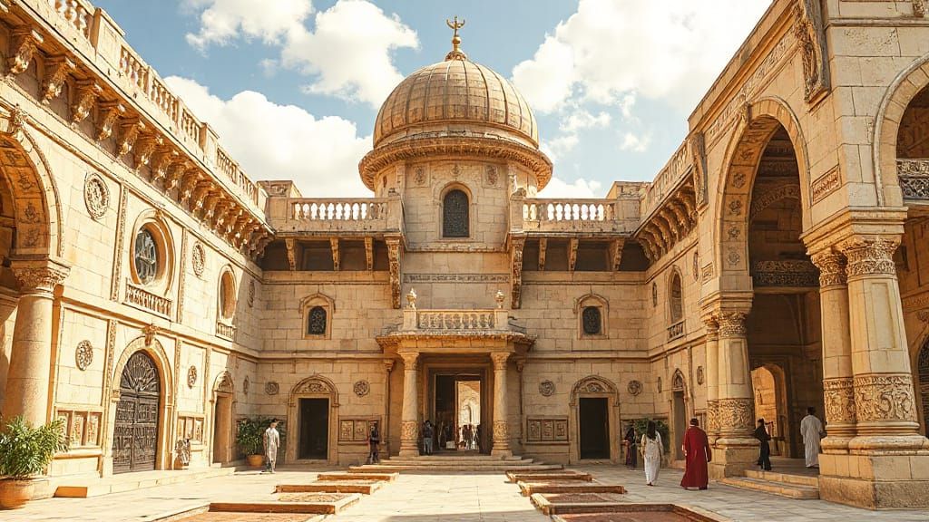 Solomon's Temple in Ancient Jerusalem Architecture