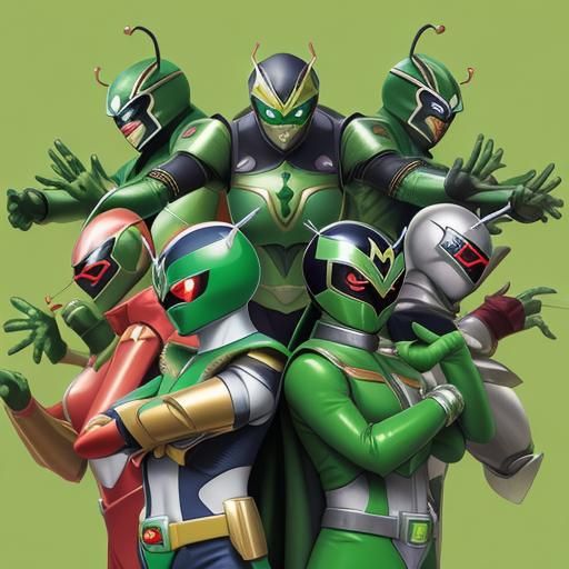 Green Beetle Super Sentai Hero