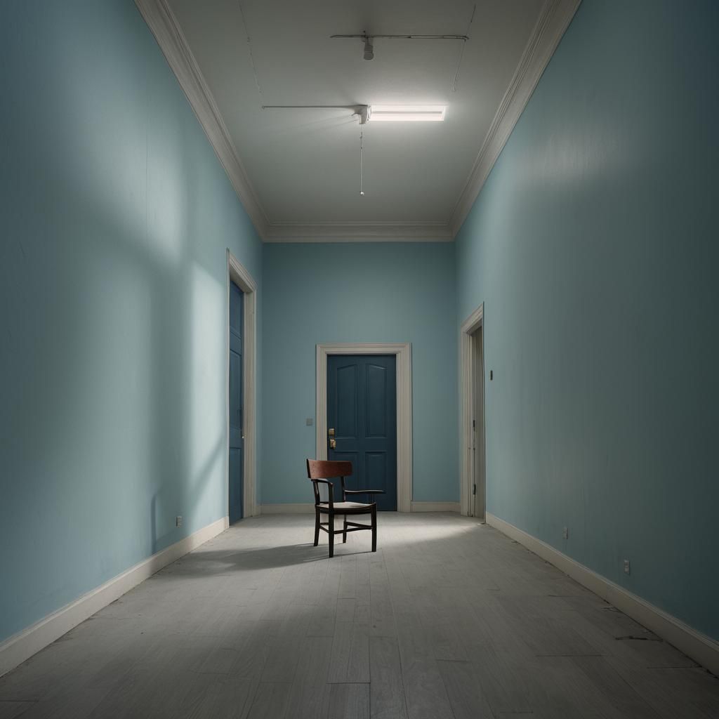 Surreal Endless Hallway in Dreamscape Photography Style