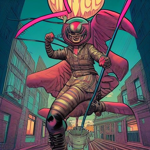 Sissy Baka in Comic Book Art Style