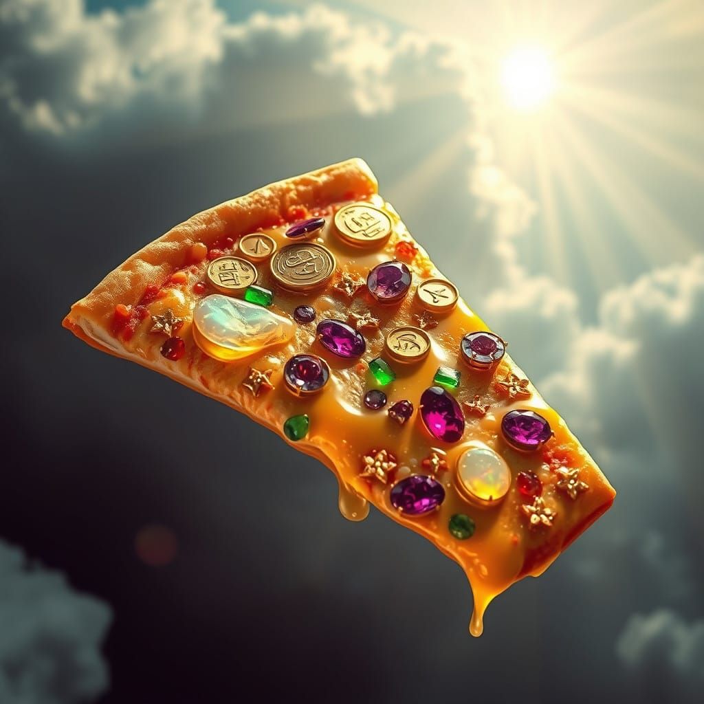 Pizza in a Celestial Dreamworld