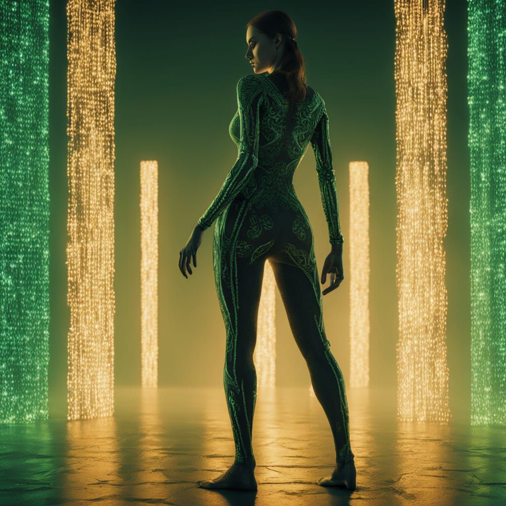 Self-Sabotage Figure in Digital Matrix