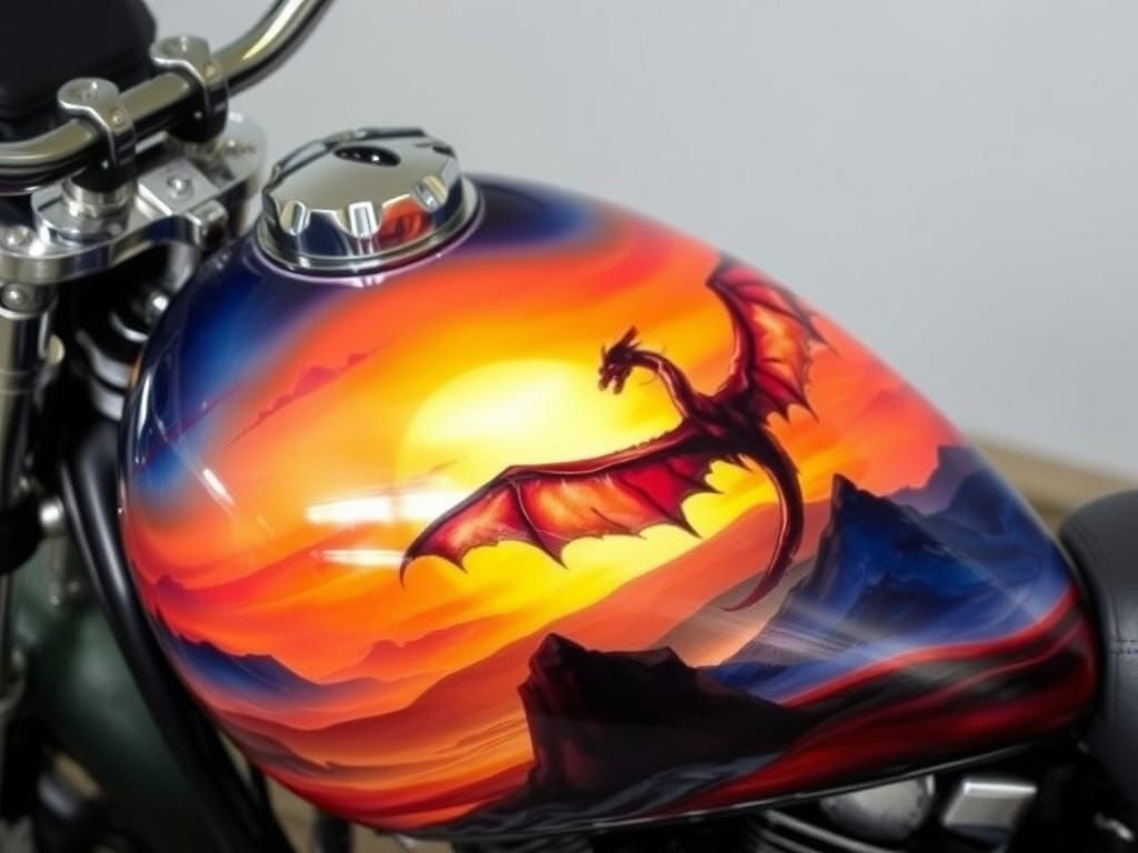 Custom Motorcycle Tank