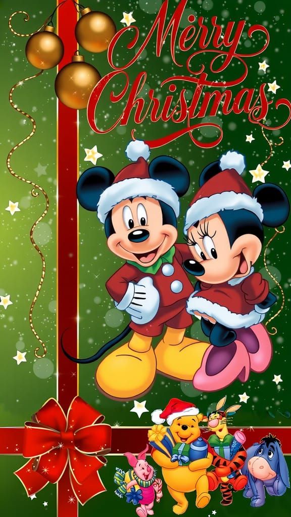 Disney Christmas Gathering in a Festive Winter Wonderland