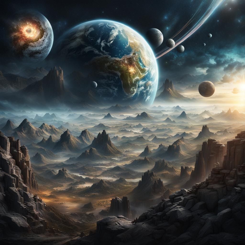 Epic Creation of the Universe: Digital Matte Painting