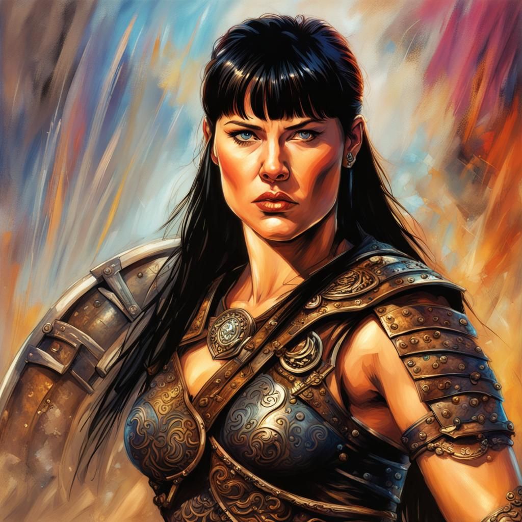 Hyperrealistic Warrior Princess Concept Art