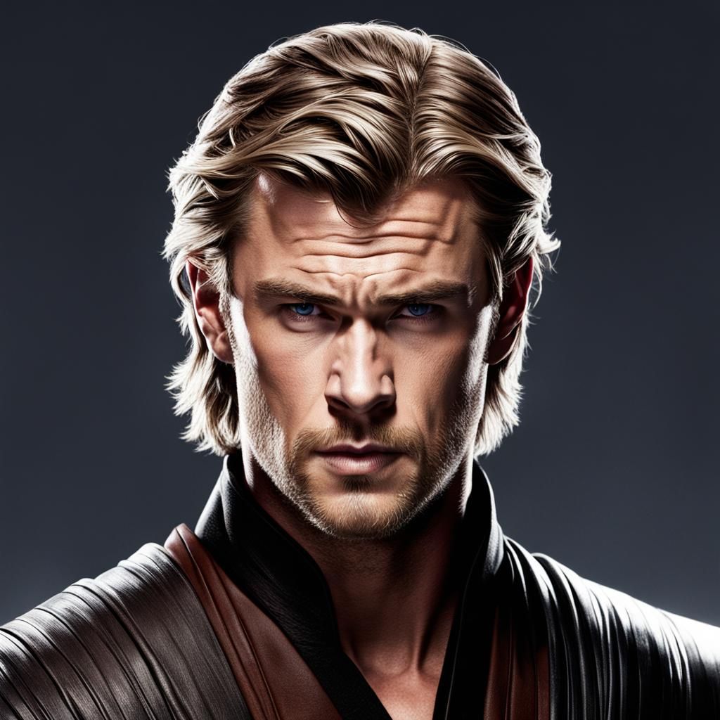 Chris Hemsworth as Anakin Skywalker Digital Art