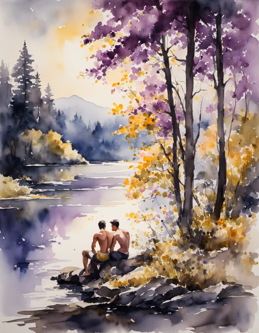 Quiet moment with a friend