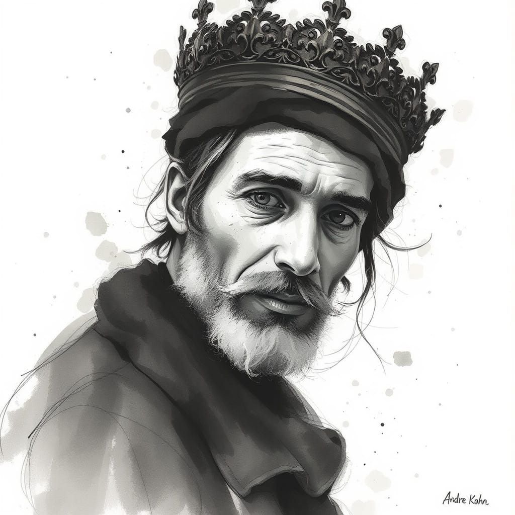 Royal Outcast in Ethereal Portrait