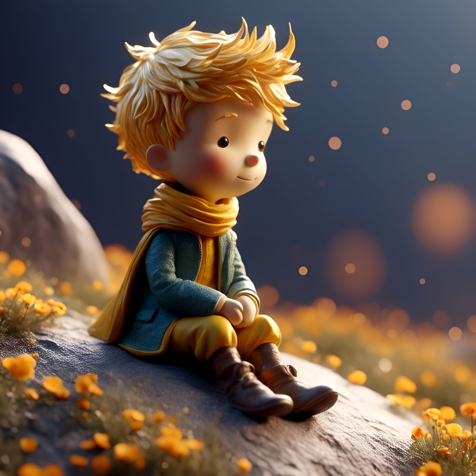 The Little Prince Geometric Sculpture