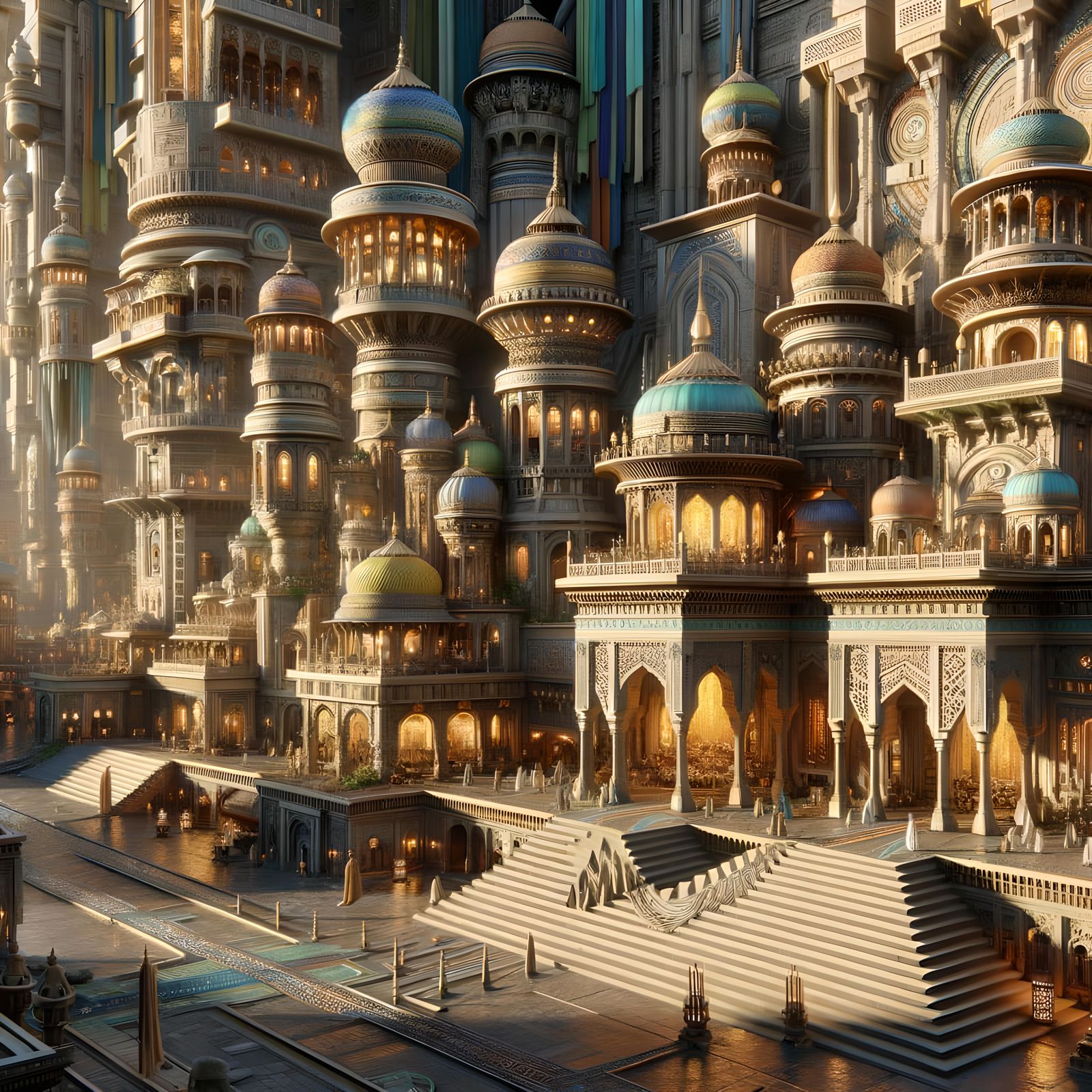 Arabian Nights Sci-Fi City