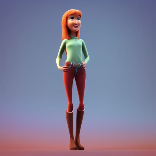 Person with Horse Legs: Pixar-Style 3D Art