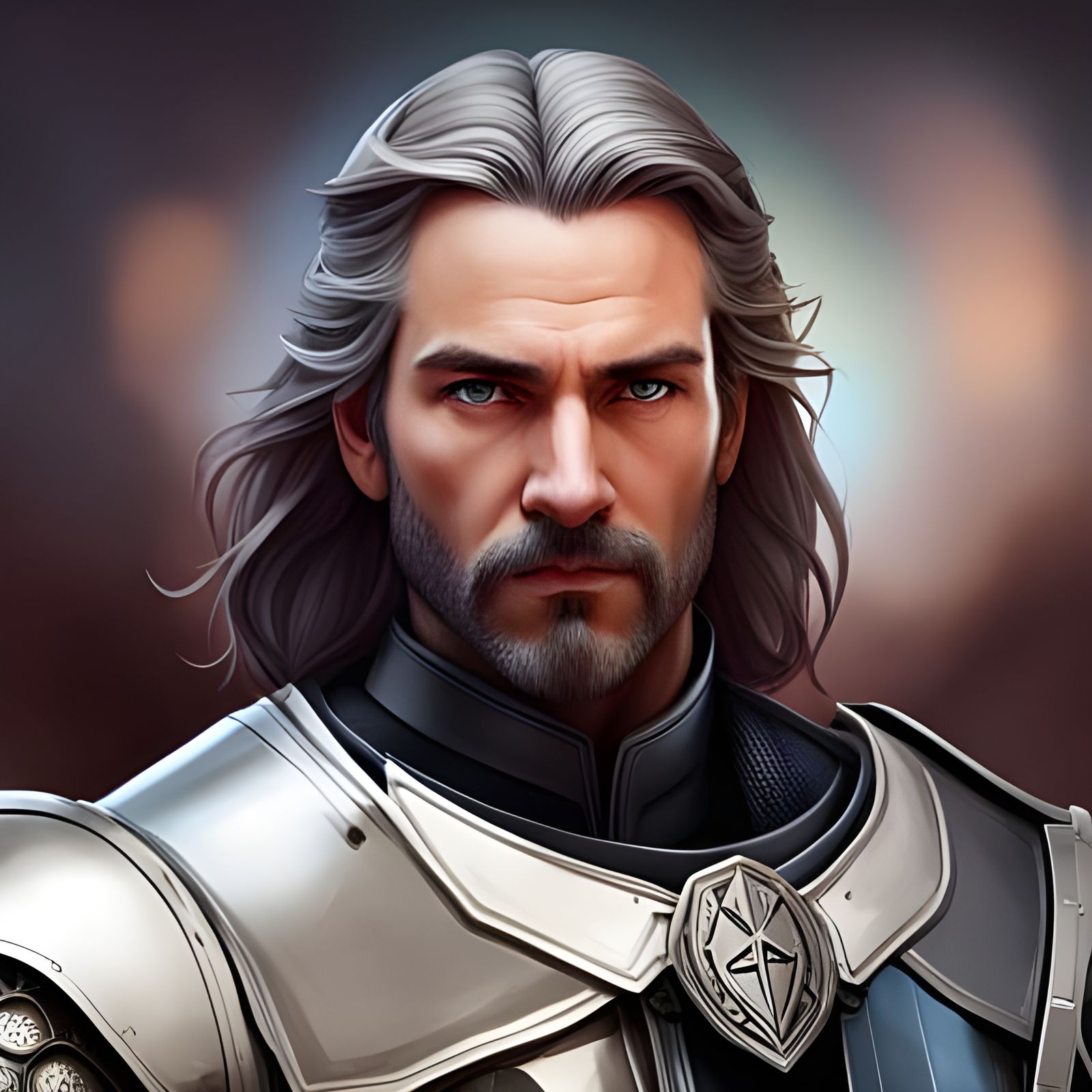 Detailed Medieval Knights in Hyperdetailed Splash Art