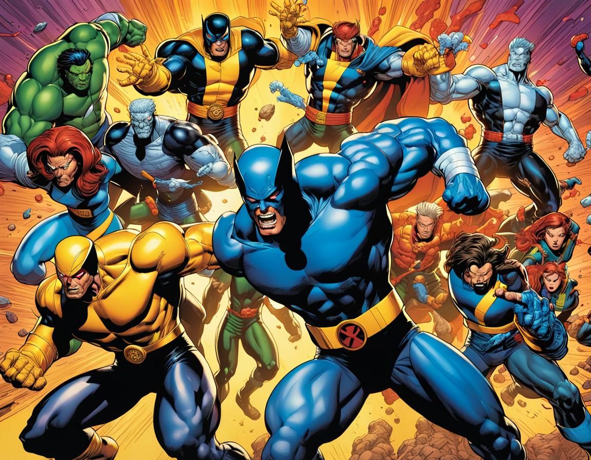 X-Men '97 Action Figures Battle Mutants