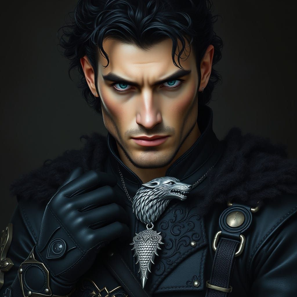 Rugged Fae Warrior in Hyper-Realistic Style