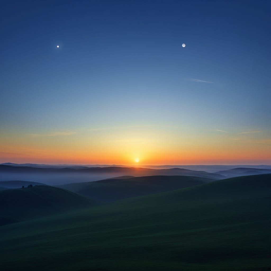 Cosmic Mannerist Suspense, Sunrise, Stillness, Silence, Serenity, Solitude, Stunning, Sublime