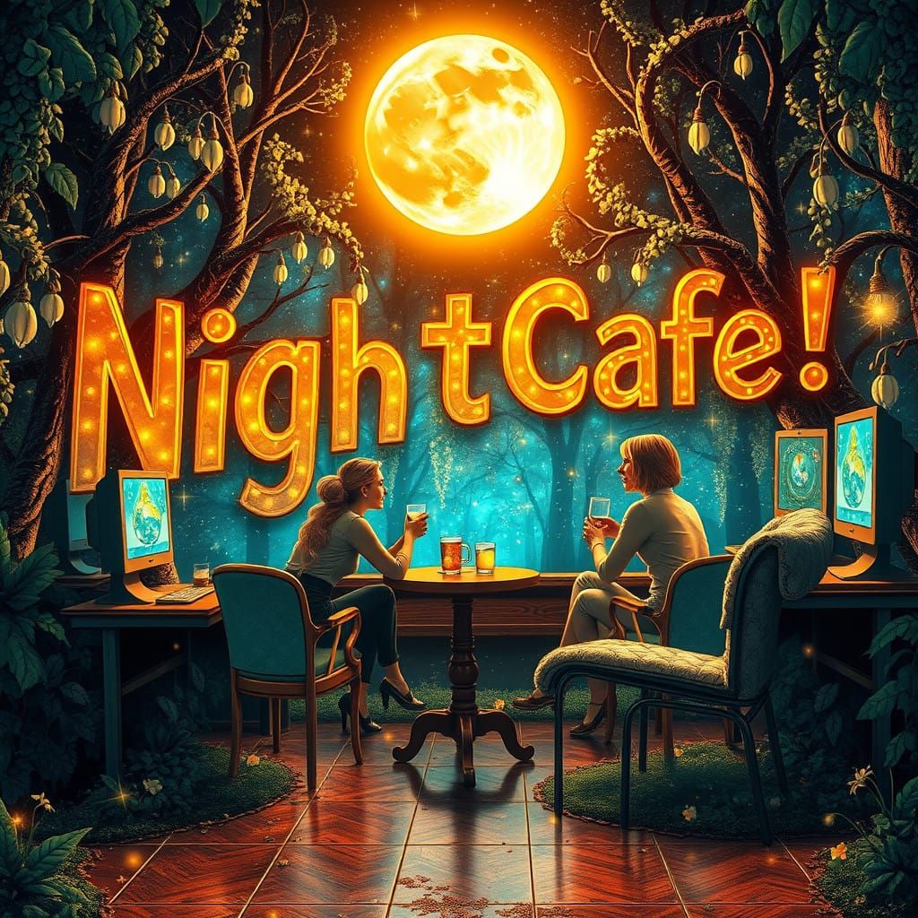 A Night at NightCafe Studio: Whimsical 3D Art