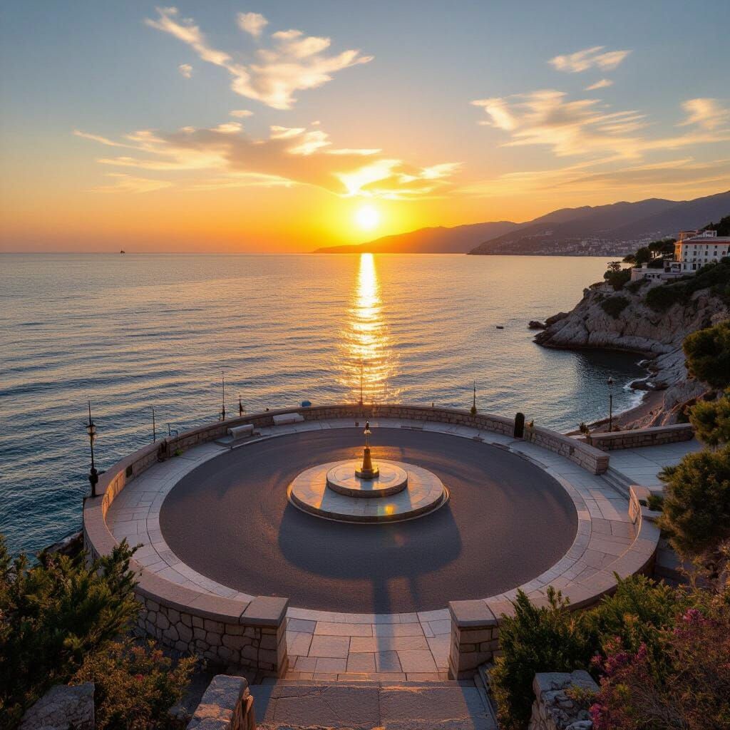 Roundabout by the Sea