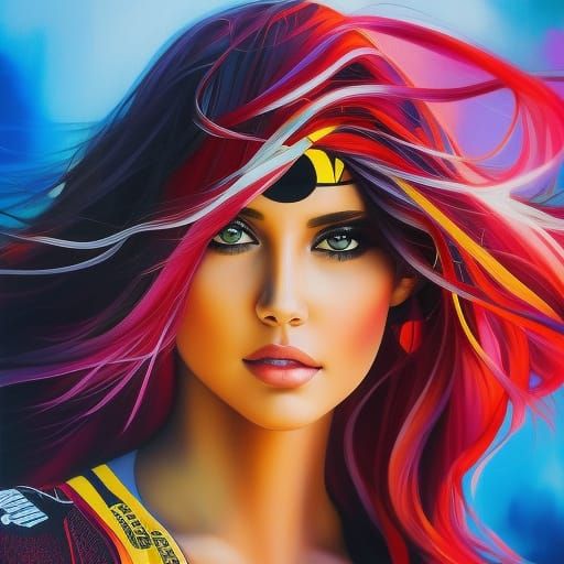 Beach Volleyball Match: Hyperdetailed Digital Art