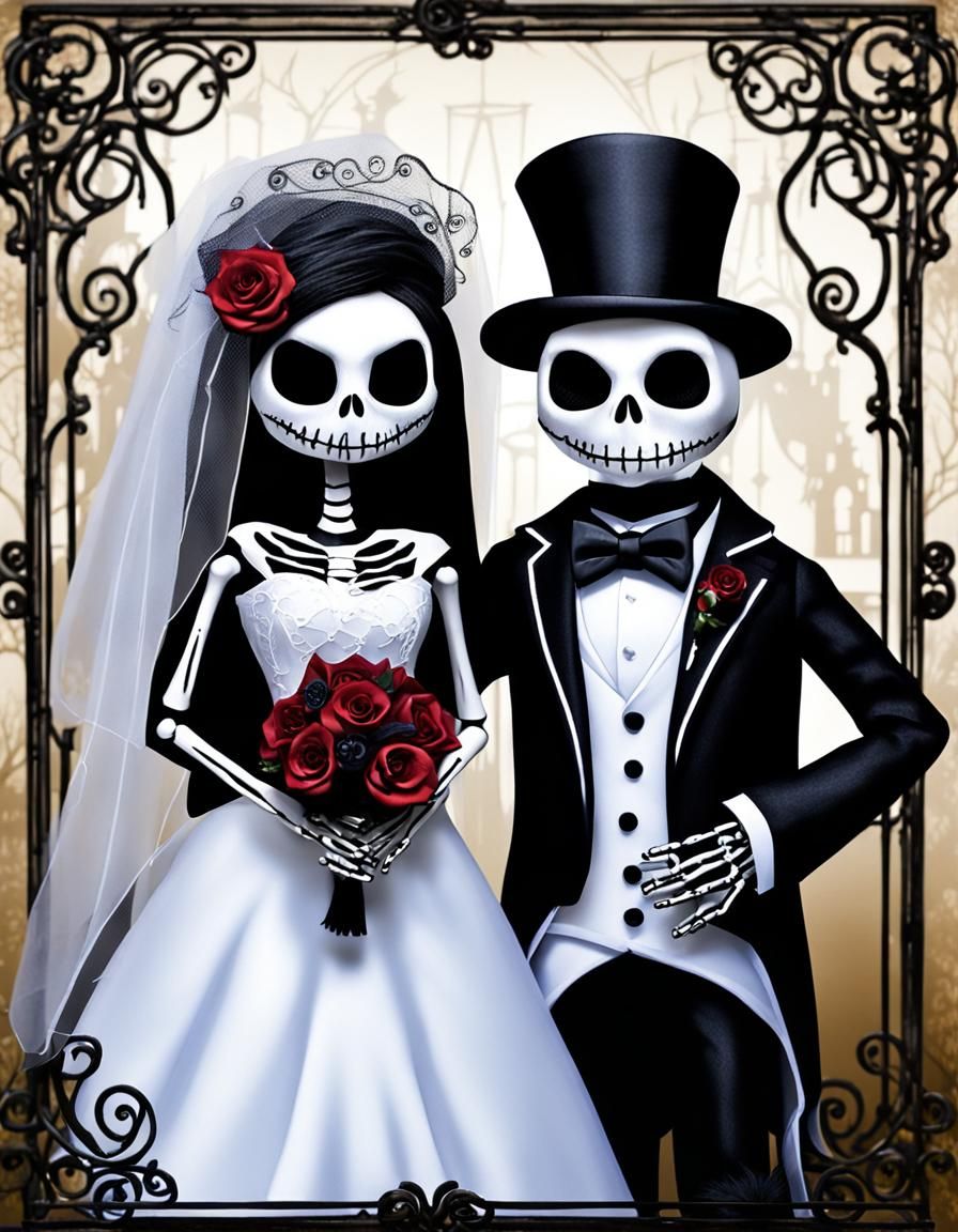 A Skellington Wedding Ceremony