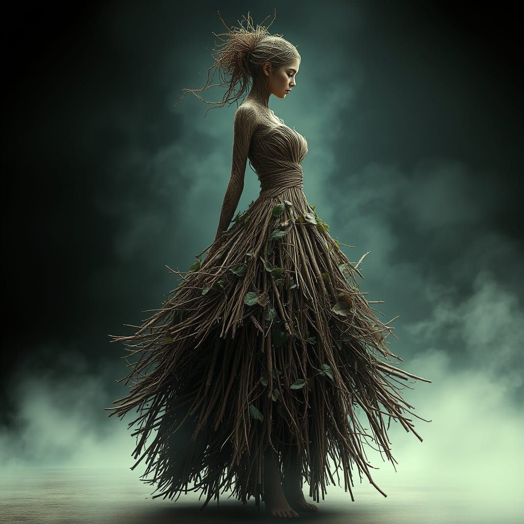 Dryad Spirit of Leaves and Vines