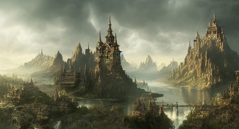 Epic Cinematic Digital Matte Painting