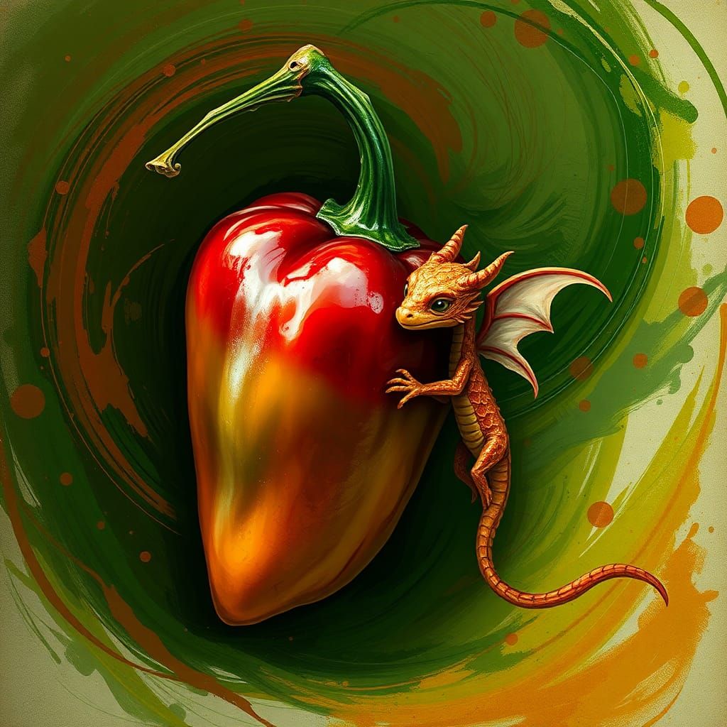 Dragon and Jalapeño Textural Fusion