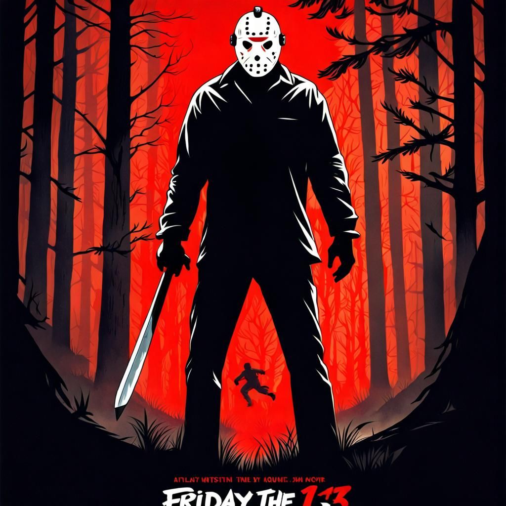 Classic Horror Movie Poster: Friday the 13th