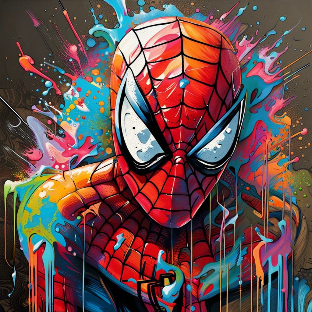 Spiderman Graffiti Art in Ultra Quality