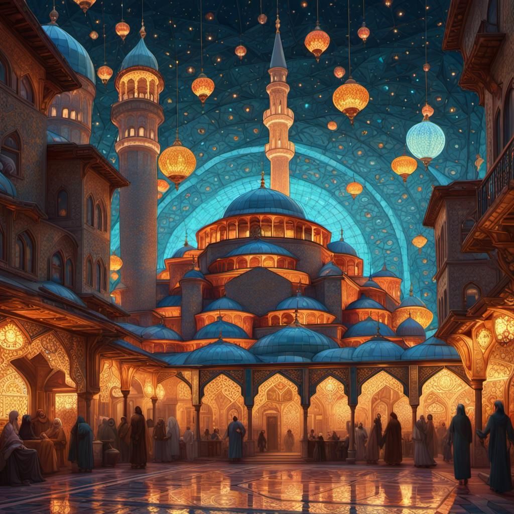 Istanbul Ramadan Evening: A Turkish Mosaic