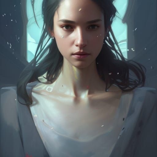 Detailed Portrait in Artstation Style