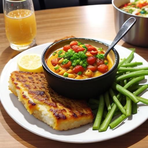 Colorful Food Display